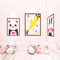 Creative Nordic Cartoon paste Acrylic 3d Solid Wall Sticker Children House Ins Wind Decoration Living Room Background Wall Sticker