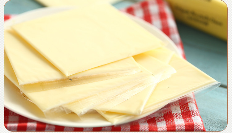 光明再制干酪片奶油奶酪芝士片三明治汉堡用原装200g12片