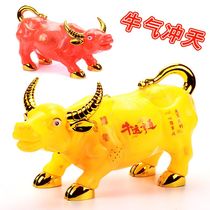 2021 Lantern Festival lantern luminous music Bull Gas Rushing Sky Hand Lanterns Childrens Toys Sparkling New Year Small Gifts