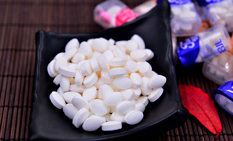 哈儿舞炫无糖爽口片 压片糖薄荷糖迷你装3.5g 2.5斤/袋