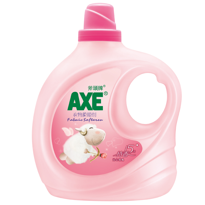 香港AXE斧头牌衣物柔顺剂鲜花馨香+沁心玫瑰3L*2婴儿适用柔软清香产品展示图1
