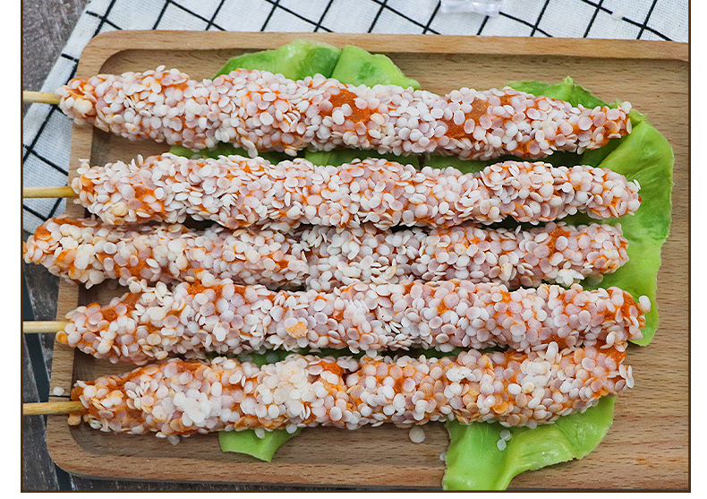 纳百味雪花肉串雪花鸡柳大串油炸鸡柳棒串无骨鸡肉大串约18串一包