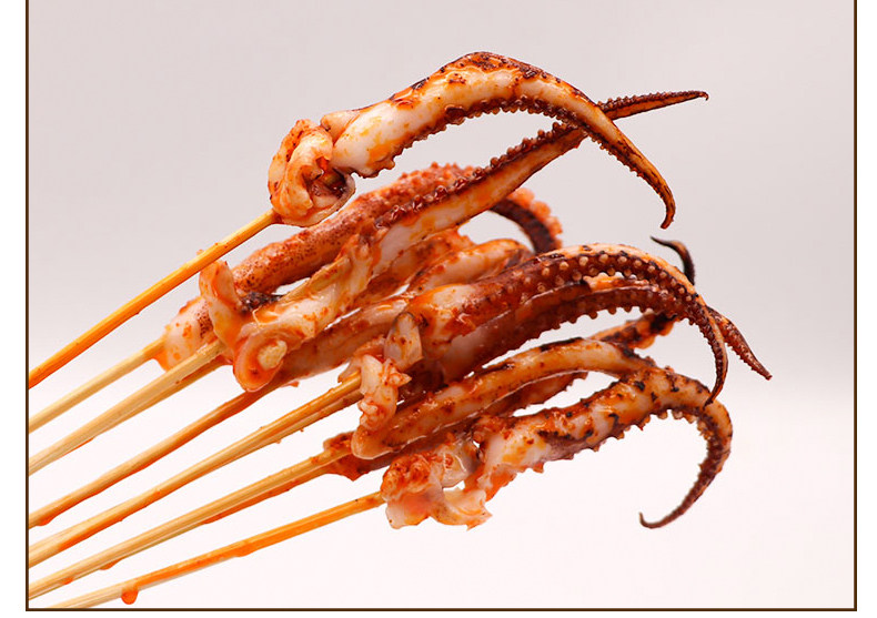 大串家鱿鱼须小串6克一串海鲜串铁板油炸串小肉串食材100串一包