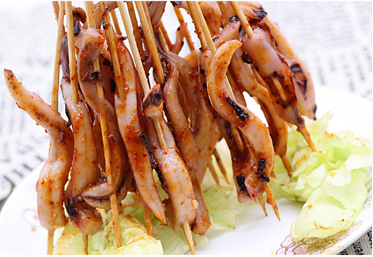 艾司基鱿鱼串20串