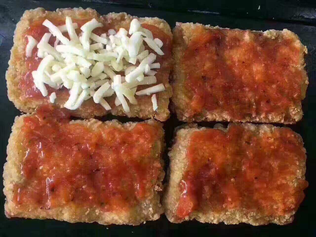 嘉吉藤椒腿排藤椒汉堡原料油炸腿排小吃裹粉披萨腿排饭10片一包