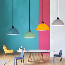 Chandeliers Industrial Bar Desk Office Small Single Restaurant Red Personality Shop Beauty Salon Supermarket Decoration Classroom Lampshades