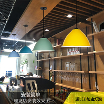 Small Pendant Light Decoration Bar Desk Small Classroom Supermarket Hotel Single Red Blue Conference Room Coffee Hall Special Shade