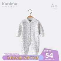 Baby long sleeve jumpsuit Spring and Autumn Women Newborn Cotton Bottom Clothes Baby Autumn Clothes Pajamas Climbing Men