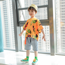 Childrens clothing boys T-shirt Summer 2020 new foreign style children Korean leisure base shirt summer short sleeve tide baby