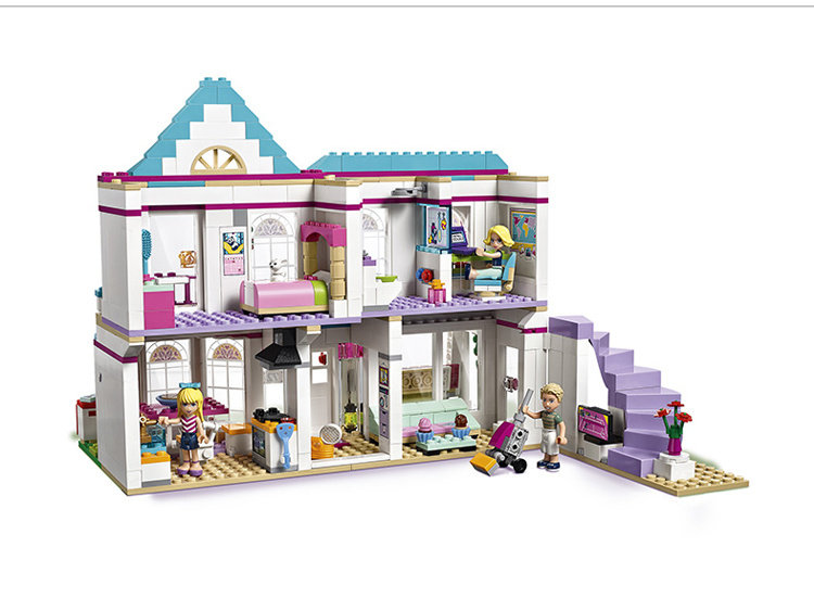 乐高女孩积木拼装玩具好朋友公主系列大歌星丽薇之家 41135