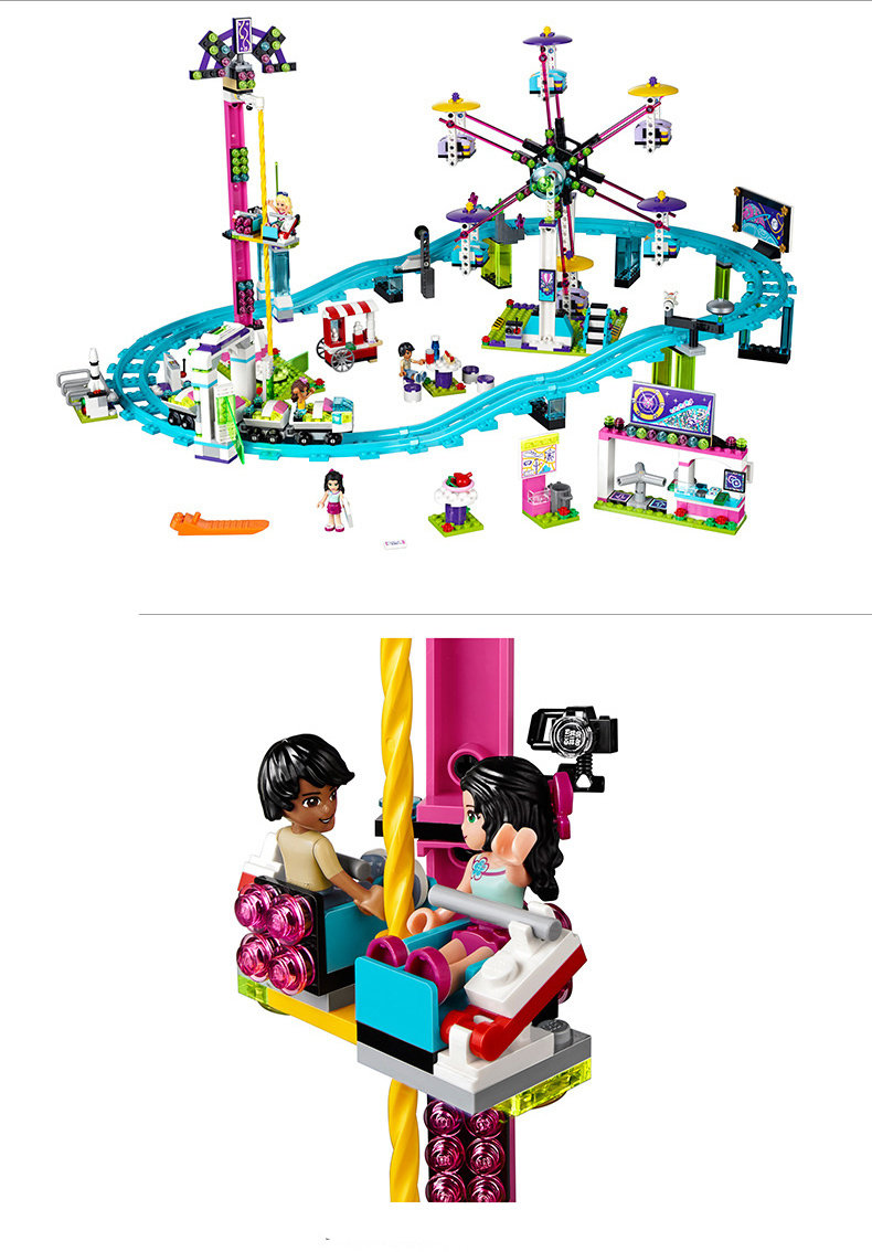 乐高女孩积木拼装玩具好朋友公主系列大歌星丽薇之家 41135