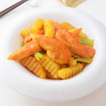 Frozen (Qishan vegetarian vegetarian prawns) imitation meat vegetarian konjac products vegetarian prawns vegetarian hot pot dishes