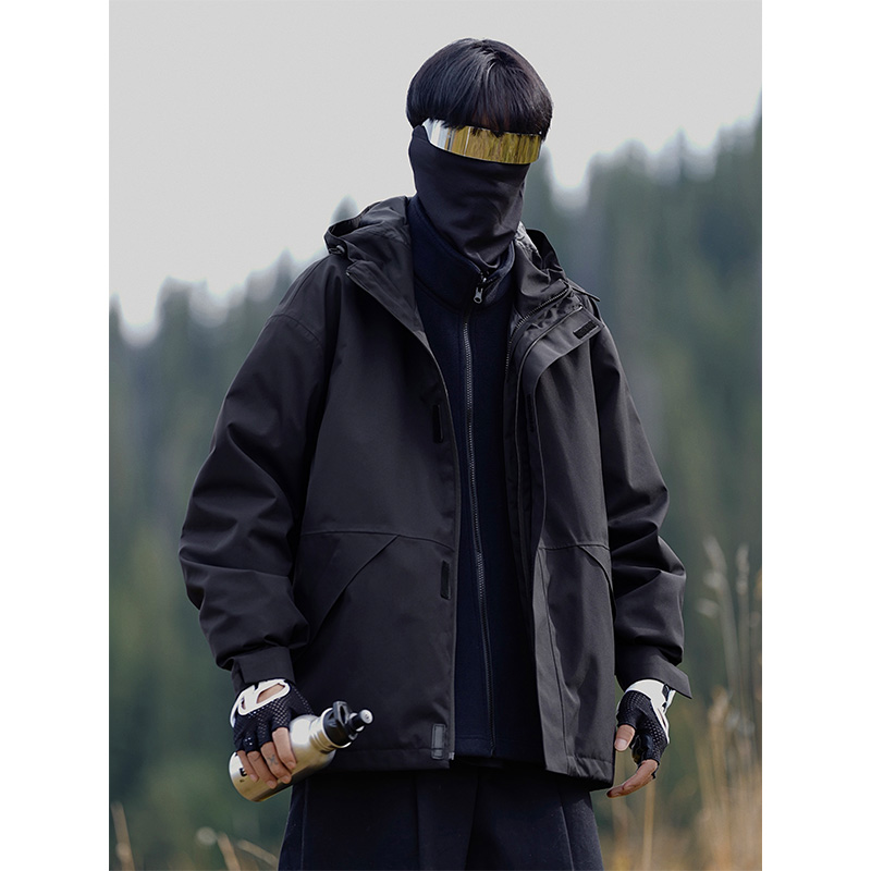 Black Warrior Assault Machine Clothing Men's Autumn Winter 2023 New Detachable Three-in-one Machine Jacket Cotton Suit Jacket-Taobao