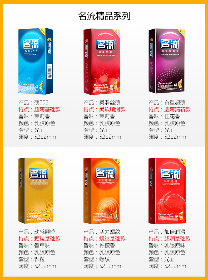 名流避孕套超薄安全套开心持久高潮情趣男用大颗粒螺纹带刺狼牙女