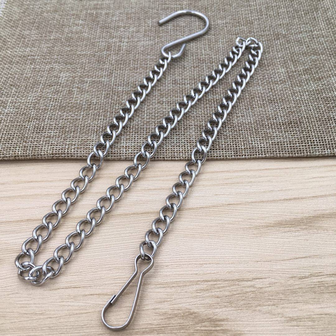 304不锈钢广告牌吊牌链 2mm吊灯装饰悬挂日光灯吊链承重5kg左右