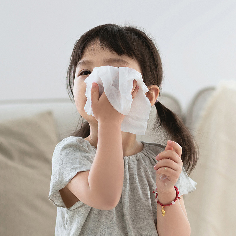 洁丽雅棉柔巾加厚一次性美容洗脸巾婴儿擦脸巾干湿两用旅游洁面巾_折2