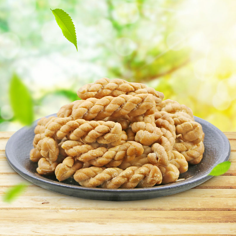 四川眉山特产三麻子传统手制散装小麻花508g克零食点心小吃_7折现价