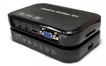 VGA high-definition play advertising HDMI audio and video multimedia player Car hard disk U disk advertising loop display H6