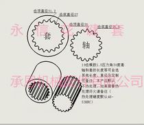 19 tooth module 1 5 pressure angle 30 degree set diameter 31 2 trail 27 axis diameter 30 trail 25 5