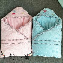 Lelibethan newborns winter thickened with emboldened by baby suede blanket blemishes