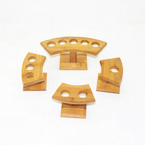 Carbonized bamboo sushi hand roll holder sushi rack Japanese and Korean sushi dishes sushi container bamboo sushi roll rack