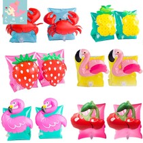 Children Male and female children Student floating sleeve Beginner baby arm circle Swimming sleeve Flamingo cartoon cute floating float