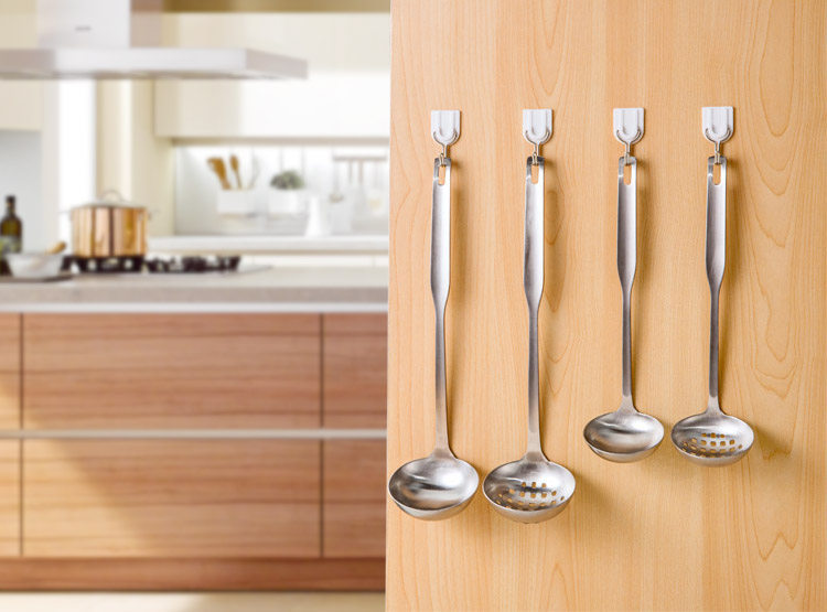 加厚304不锈钢汤勺厨房用具火锅漏勺 家用炒菜用品加厚长柄小勺子