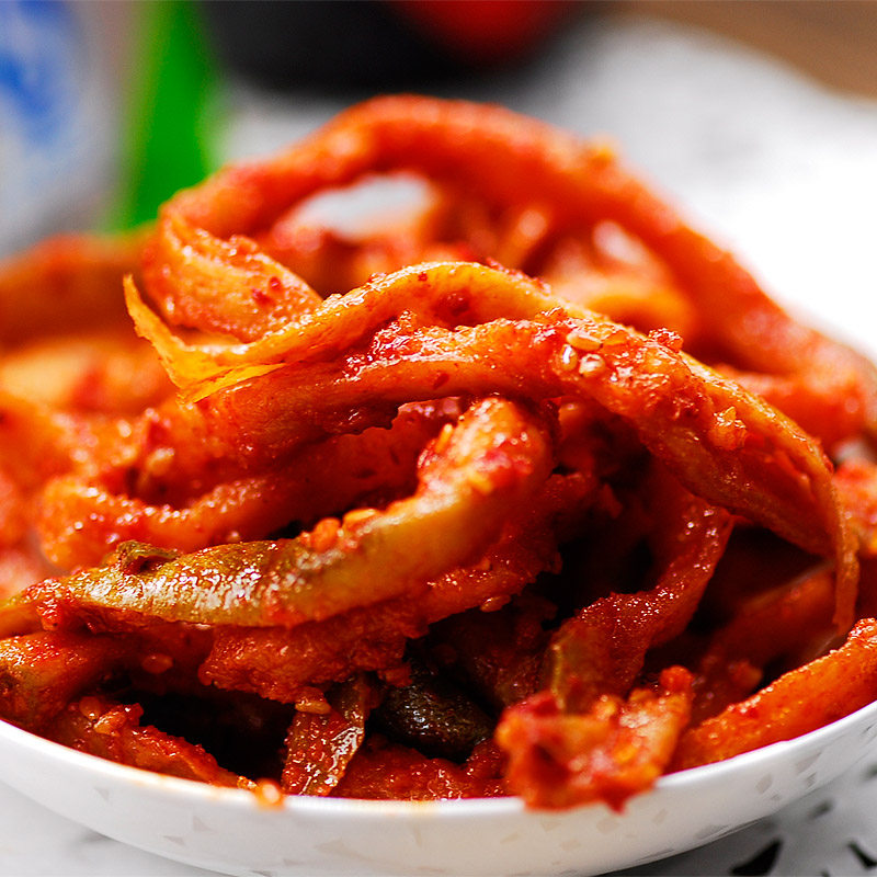 萝卜干萝卜块东北朝鲜族韩食府腌咸麻香辣萝卜干条丝泡菜咸菜包邮