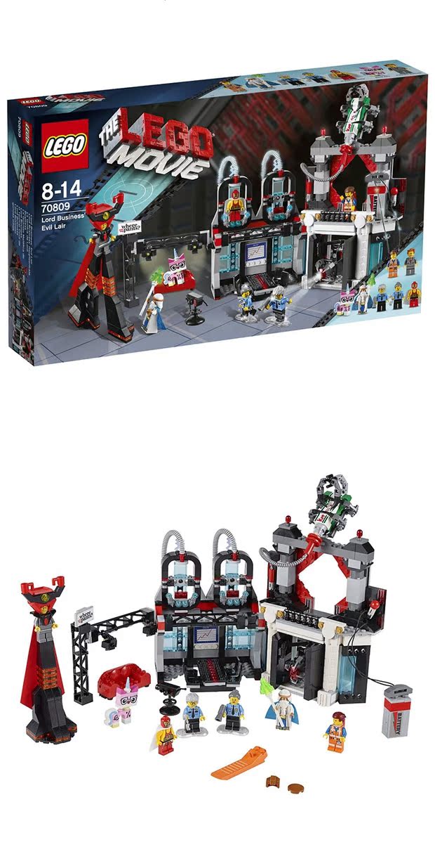 乐高lego70809乐高大电影生意王的邪恶巢穴2014新款知淘爱乐玩具店