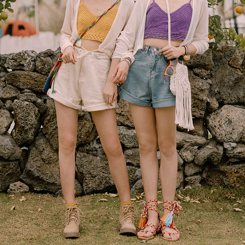 2020 new white high-waisted denim shorts womens summer thin models thin loose wide-legged student wild pants