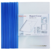 Transparent draw bar clip 20pcs A4 pull rod clip Kingdeli folder Report clip folder insert resume clip AF5001 office stationery student paper clip Plastic pull rod water drop rod