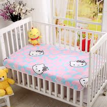 Newborn cotton isolation pad thickened washable small baby stroller leak-proof small mat 70 50 supplies