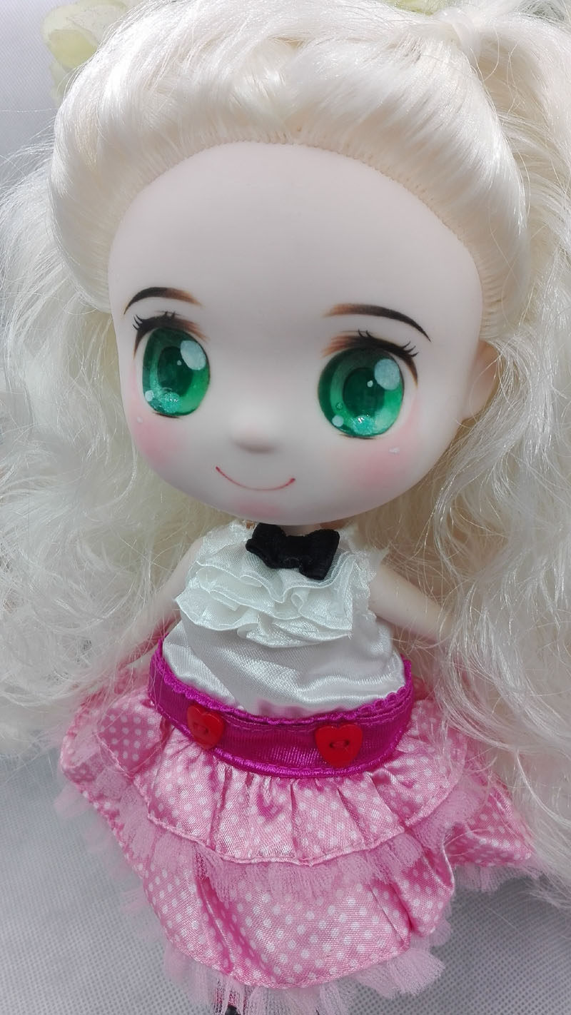 女孩礼物正版心怡娃娃大头bylthe雪儿改妆画眼手绘妆人偶丽佳素体