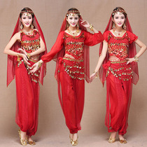 2021 new belly dance costume performance costume dance costume performance costume adult Indian dance practice costume suit female