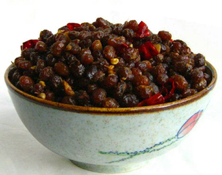 陕西特产安康农家自制干酱豆豆豉安康黄豆酱安康干豆豉满5袋包邮_7折