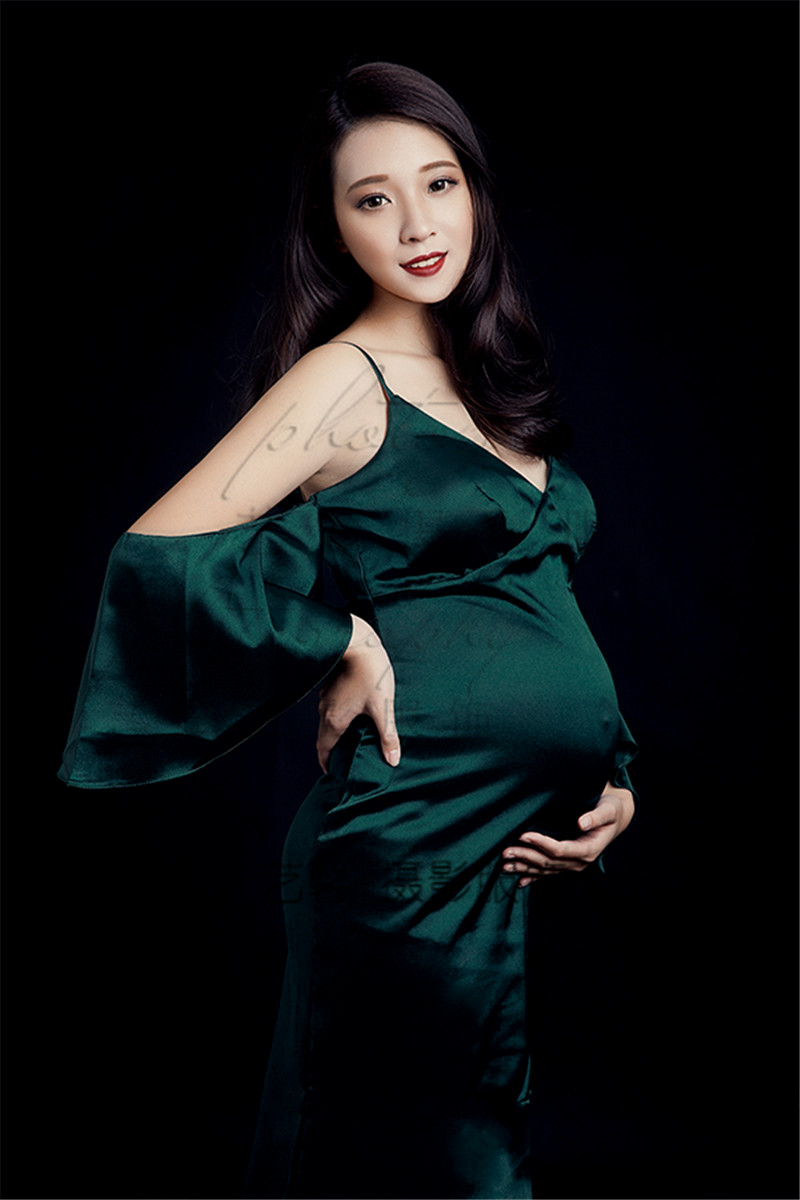 孕妇艺术照写真服装影楼拍照婚纱影楼主题摄影服装影楼妈咪纱裙