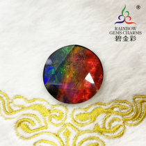 Bi gold color natural Canadian spotted stone pink Series big satellite bare stone