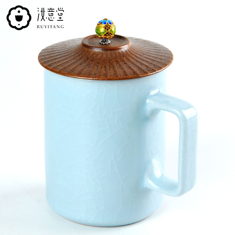 Your up ultimately responds a cup of ceramic keller with cover creative office tea high - capacity Chinese contracted male tea cups