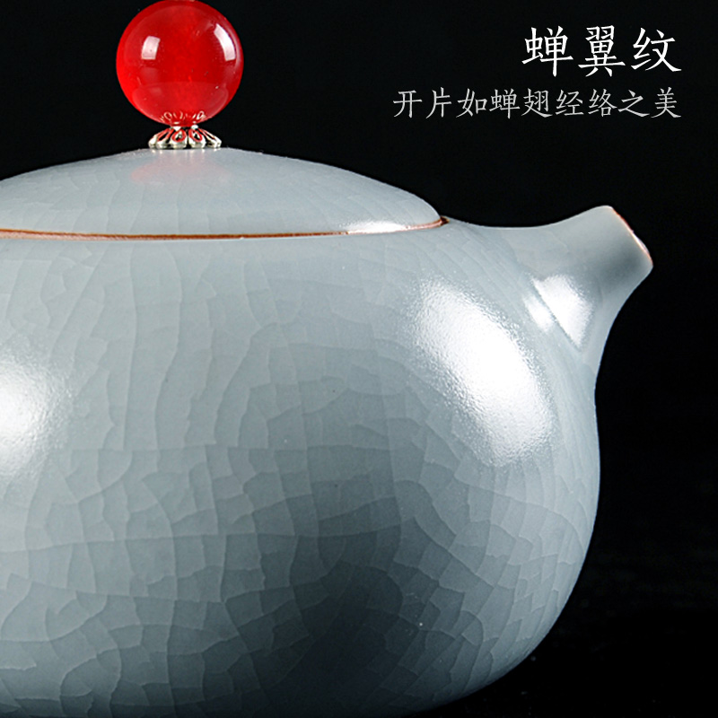 Your up hand - made xi shi pot of Your porcelain kung fu tea set to open the slice single pot can keep the teapot small checking household restoring ancient ways