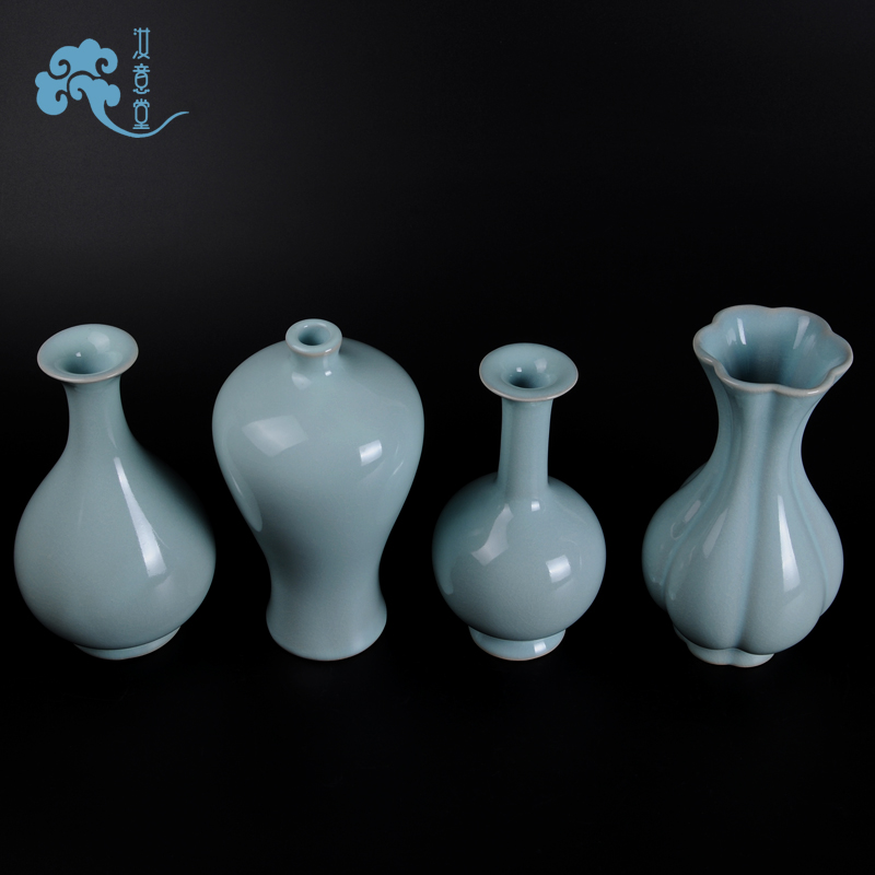 Your up Chinese arts and crafts contracted porcelain vases, pottery and porcelain flowers, flower arranging bottles sitting room place, home decoration