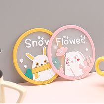 Japanese-style home non-slip water Cup cushion insulated teacup cushion kung fu tea ins coffee coaster office pad