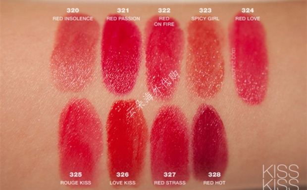正品Guerlain娇兰KISS亲亲唇膏 口红325\/327\/3