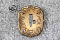 World War II Japanese Army Gold Guns 1# Middle and Lower Opening (Original)