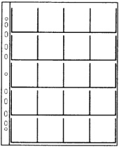 German Caesar kaiser 2580 slide transparent bag 35mm negative 135 slide applicable