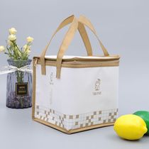 Xi Cha Nai Xues tea and tea insulation bag ice cream beverage cake take-out cooler bag delivery bag customized LOGO