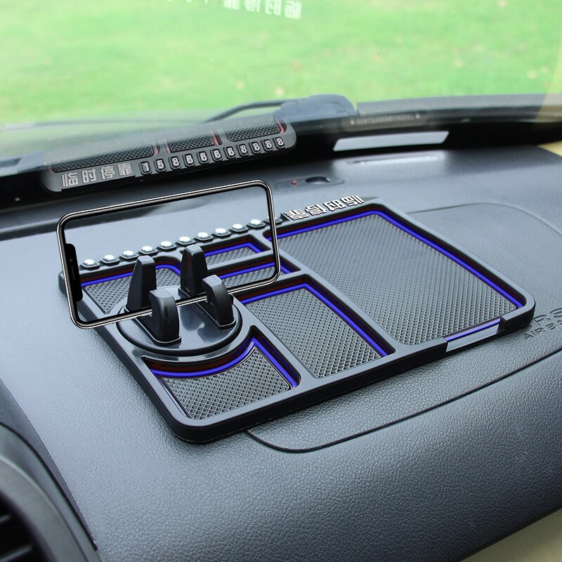 car anti-slip mat car multi-function instrument panel work platform car mobile phone storage mat car center console mat