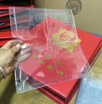 Chairman Maos badge collection loose-leaf large-size loose-leaf a 4-grid 14 * 10cm a 4-grid badge page