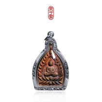 Changzijia Thai Buddha 10 years old shop Zhou Guanla 2553 Yinlan Mountain Buddha sterling silver shell