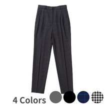 fieldnotes) (France) Bernard Zins womens wool narrow trousers