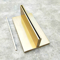 Tuhao gold advertising base tempered glass poster stand T-type advertising stand